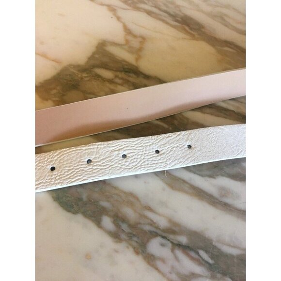 Woman's Dockers White Belt Size Medium M - Picture 6 of 7